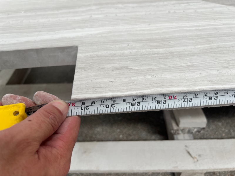 Wooden White Marble Integrated Vanity measurement Wooden White Marble Integrated Vanity measurement