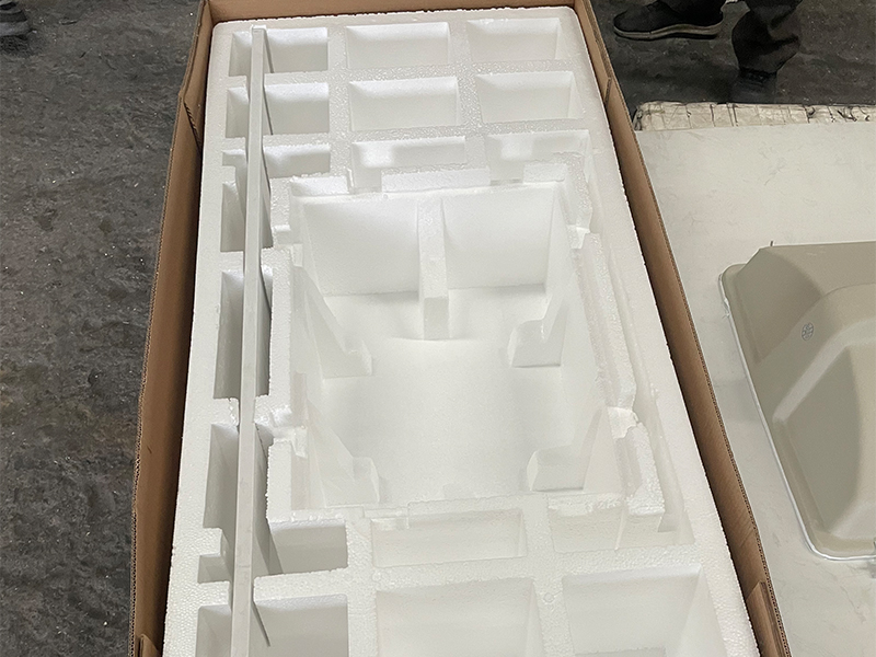 Ariston White Engineered Marble Vanity Top with Sink Ariston White Engineered Marble Vanity Top with Sink