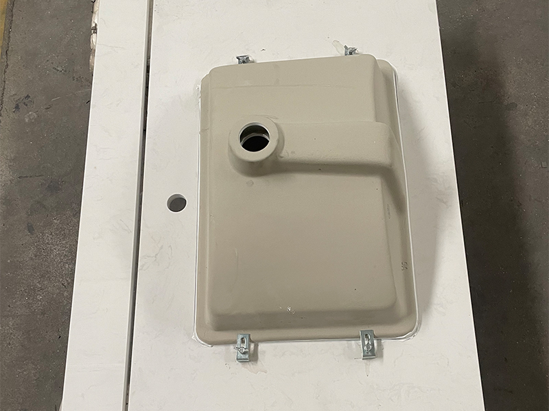 Ariston White Engineered Marble Vanity Top with Sink Ariston White Engineered Marble Vanity Top with Sink