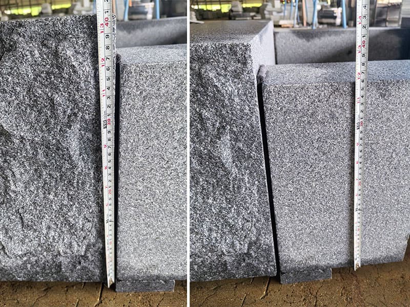 Blue Mist Granite Fire Pit measurements