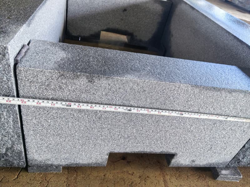 Blue Mist Granite Fire Pit measurements