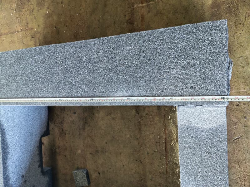 Blue Mist Granite Fire Pit measurements