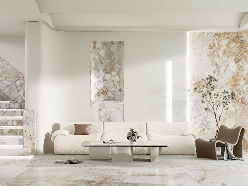 White Breccia Marble