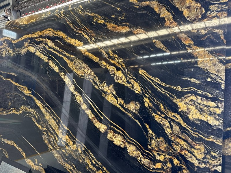 Cosmic Gold Granite Slabs