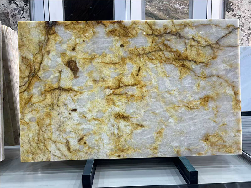 Brazilian Crystal Yellow Translucent Quartzite Brazilian Crystal Yellow Translucent Quartzite