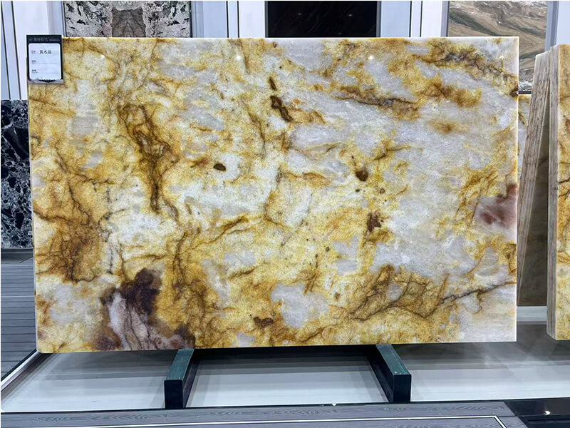Brazilian Crystal Yellow Translucent Quartzite Brazilian Crystal Yellow Translucent Quartzite