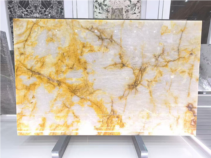 Brazilian Crystal Yellow Translucent Quartzite Brazilian Crystal Yellow Translucent Quartzite