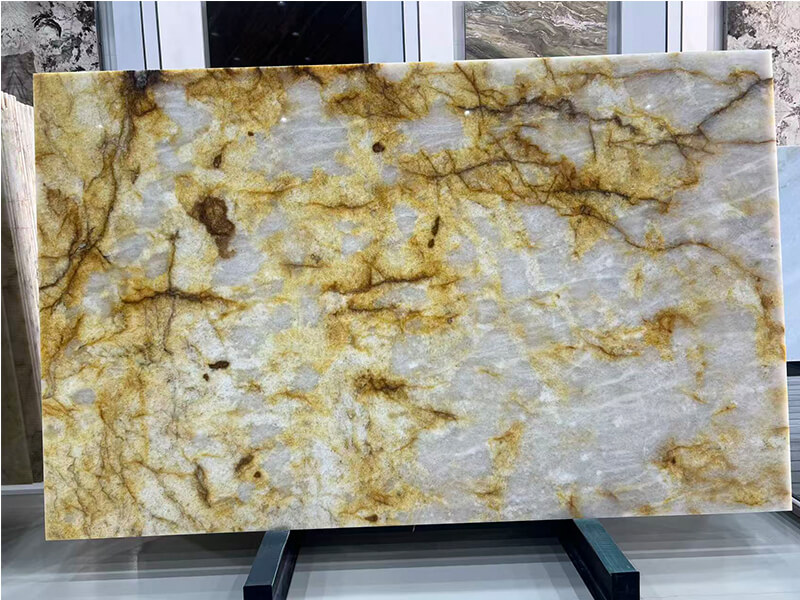 Brazilian Crystal Yellow Translucent Quartzite Brazilian Crystal Yellow Translucent Quartzite