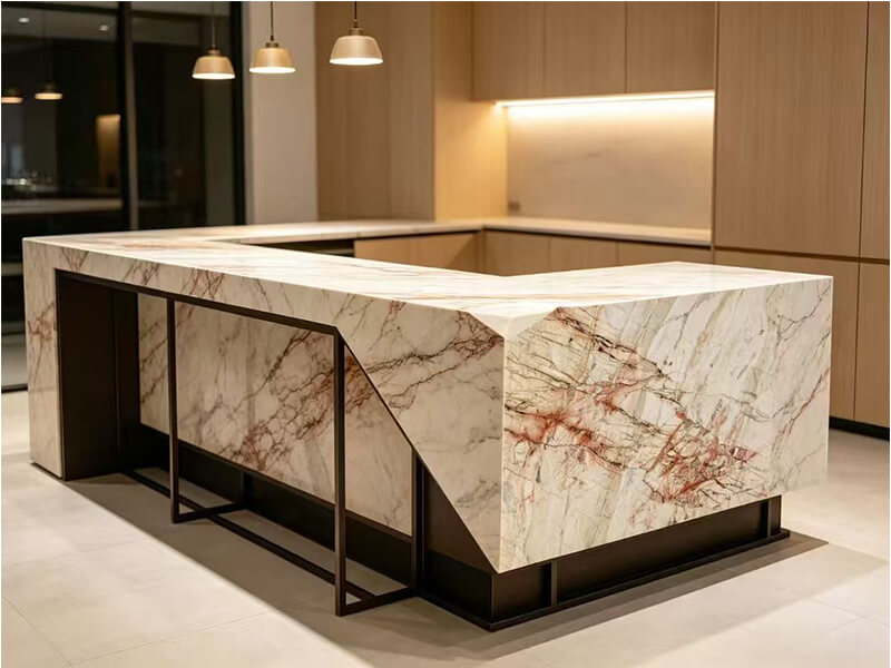 Snowy Jiangnan Marble Slabs Applications 