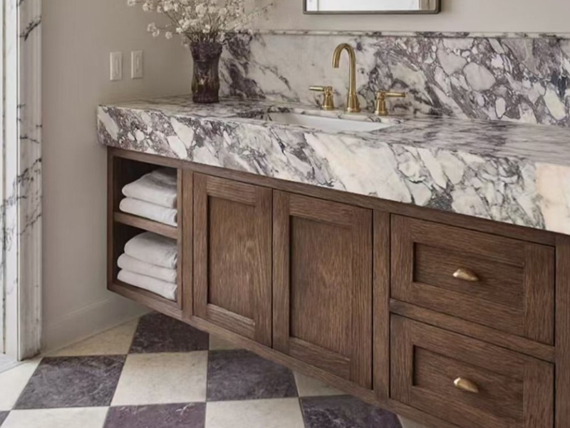 Calacatta Viola Marble Bathroom Vanity Top Calacatta Viola Marble Bathroom Vanity Top