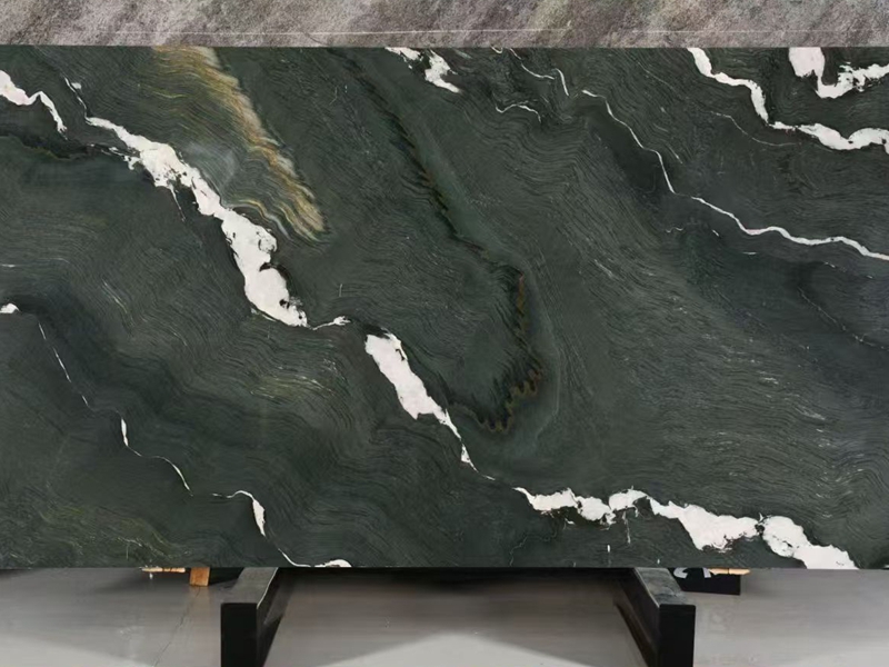 Brazilian Emerald Summit Quartzite Slab Brazilian Emerald Summit Quartzite Slab
