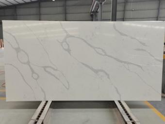 Calacatta White Quartz Slab