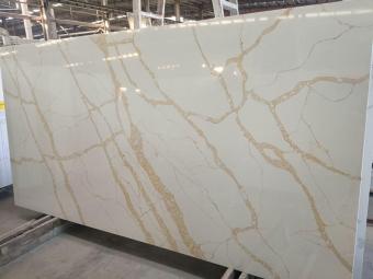 Calacatta Gold Quartz Slab Countertops