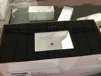 Mesabi Black Granite Bath Tops