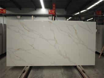 Fish Belly Gold Quartz Slab and Kitchen Countertops