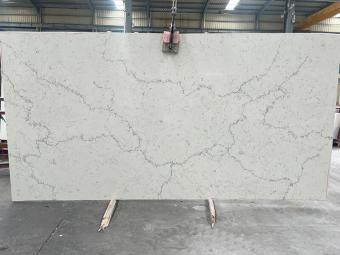 White Attica Quartz Slab