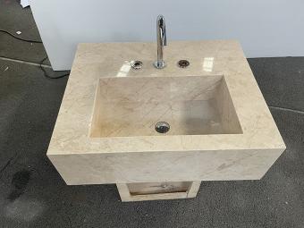 Golden Sunset Marble Vanity