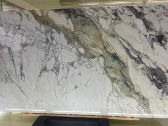 Premium Breccia Capraia Polished 3/4 in Marble Slabs, Luxury Italian White Exotic Stone