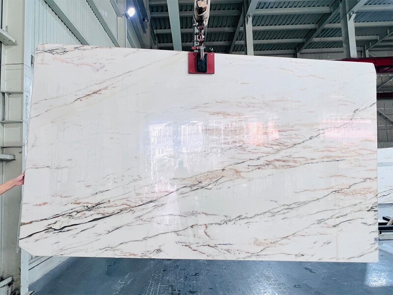 Paonazzo Marble full slab showing broad open background