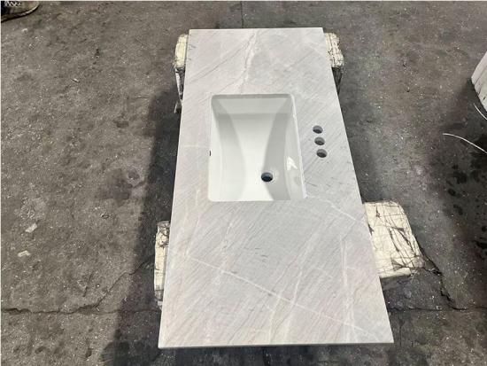 Noble Carrara Grey Vanity Top Sinks