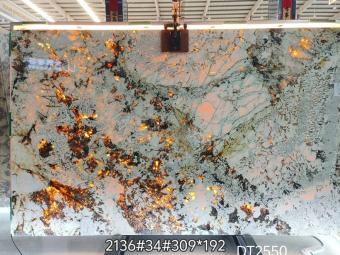 Backlit Pandora Quartzite Slab