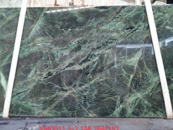 Royal Green Quartzite Slab with Emerald Veins