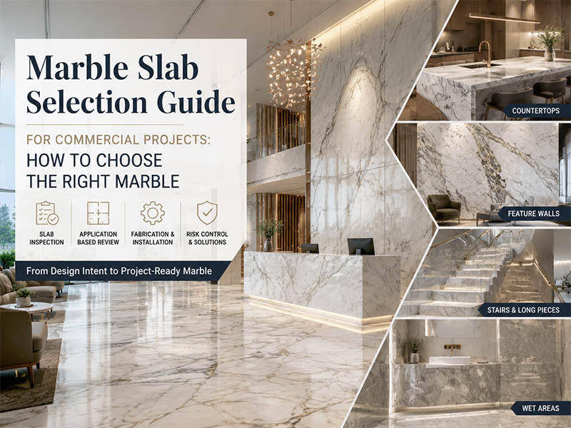 Marble Slab Selection Guide for Commercial Projects: How to Choose the Right Marble
