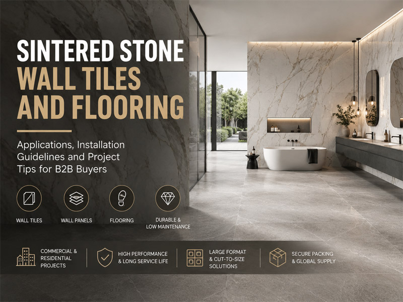 Sintered Stone Wall Tiles and Flooring: How to Choose the Right Surface for Wall and Floor Projects