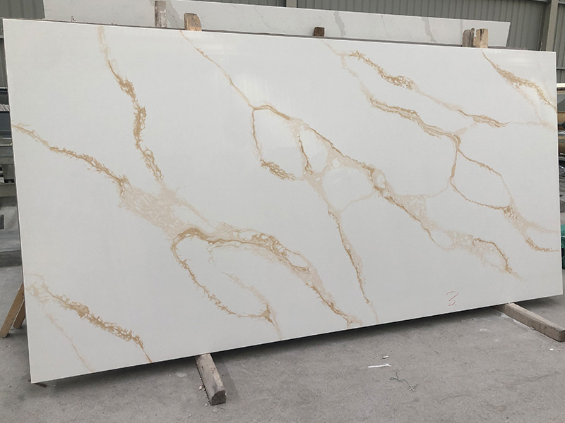 New Design of Calacatta Gold Quartz Surface