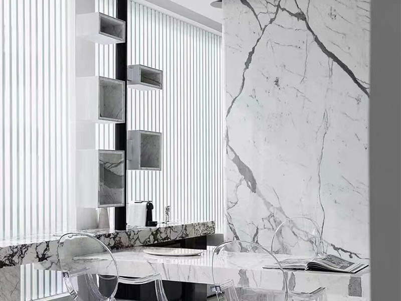 Statuario Marble and Calacatta Marble