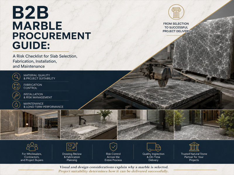 B2B Marble Procurement Guide: A Risk Checklist for Marble Wholesalers and Contractors