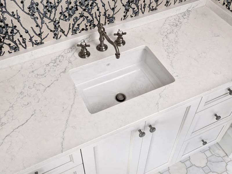 Muse Quartz For Bathroom Vanity Top Was Finished Installation