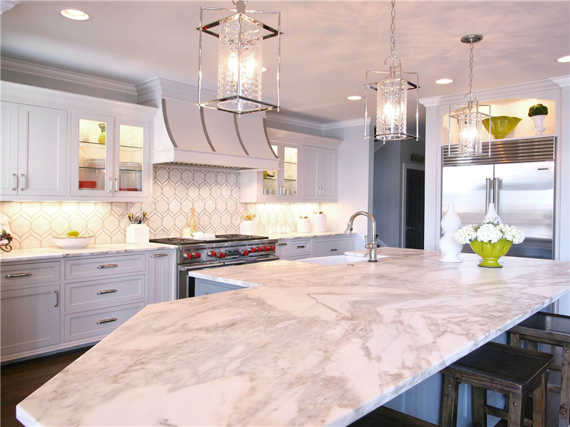 White Marble for Kitchen Countertop