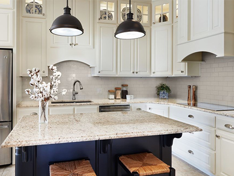 Brazil Gold Granite Kitchen Countertop&Island