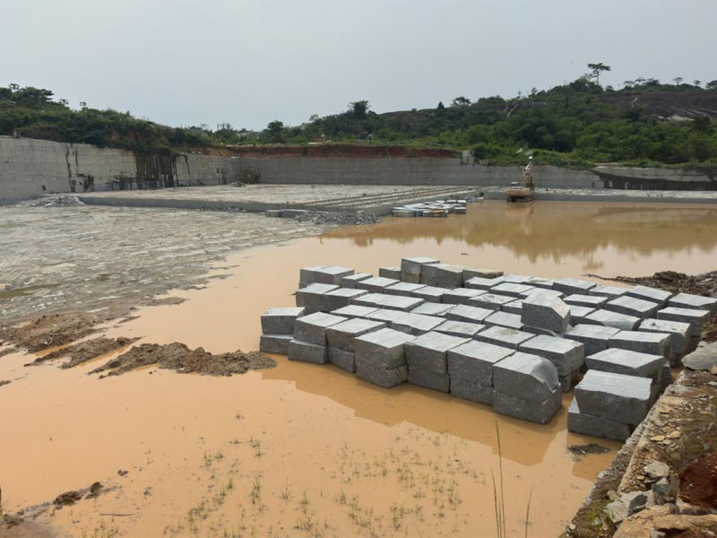 Tema Grey Granite Shipment to North America: 8 Containers Delivered from Tema Port