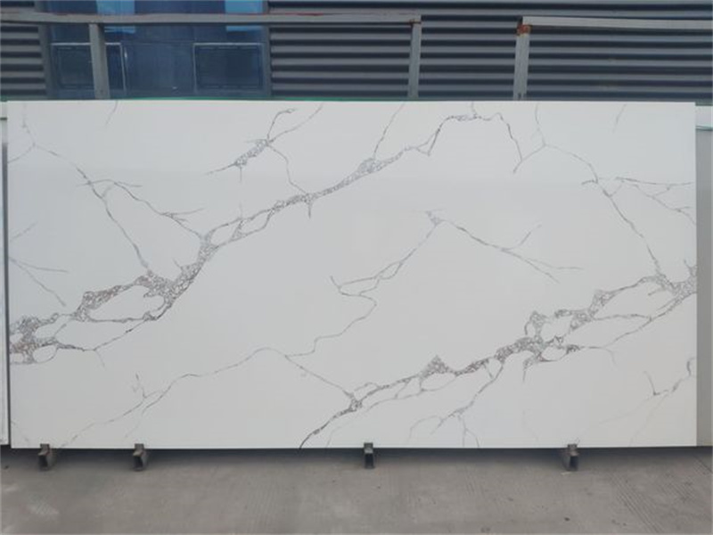 How to produce Calacatta Quartz slab?