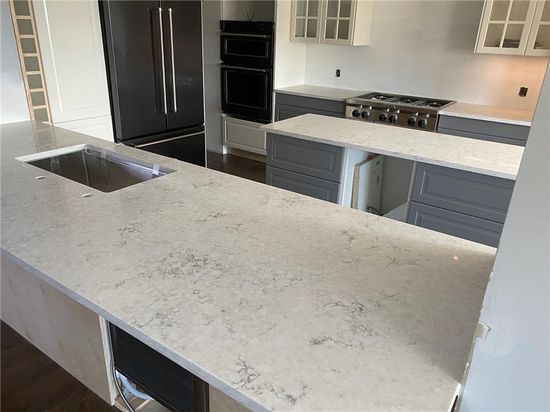 Another Project Done in Carrara White Quartz
